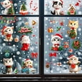 thumbnail image 1 of 140Pcs Christmas Snowflakes Window Stickers White Clings Static Snow Flakes Reusable Decals Decorations for Xmas Party Window Mirror Fireplace (8 Sheets), 1 of 6