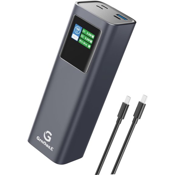 140W PD 3.1 Fast Charging Power Bank 27000mAh Portable Laptop Charger 99Wh with Digital Display for Laptop Tablet Phone