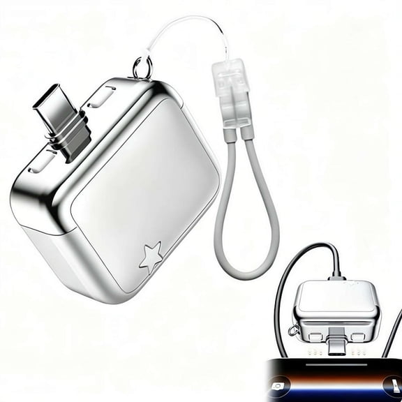 140W Smart Auto Stop Charging Adapter with Physical Cut-Off, USB C Fast Charging for Laptop Phone Tablet, Overcharge Protection with Lanyard Cable