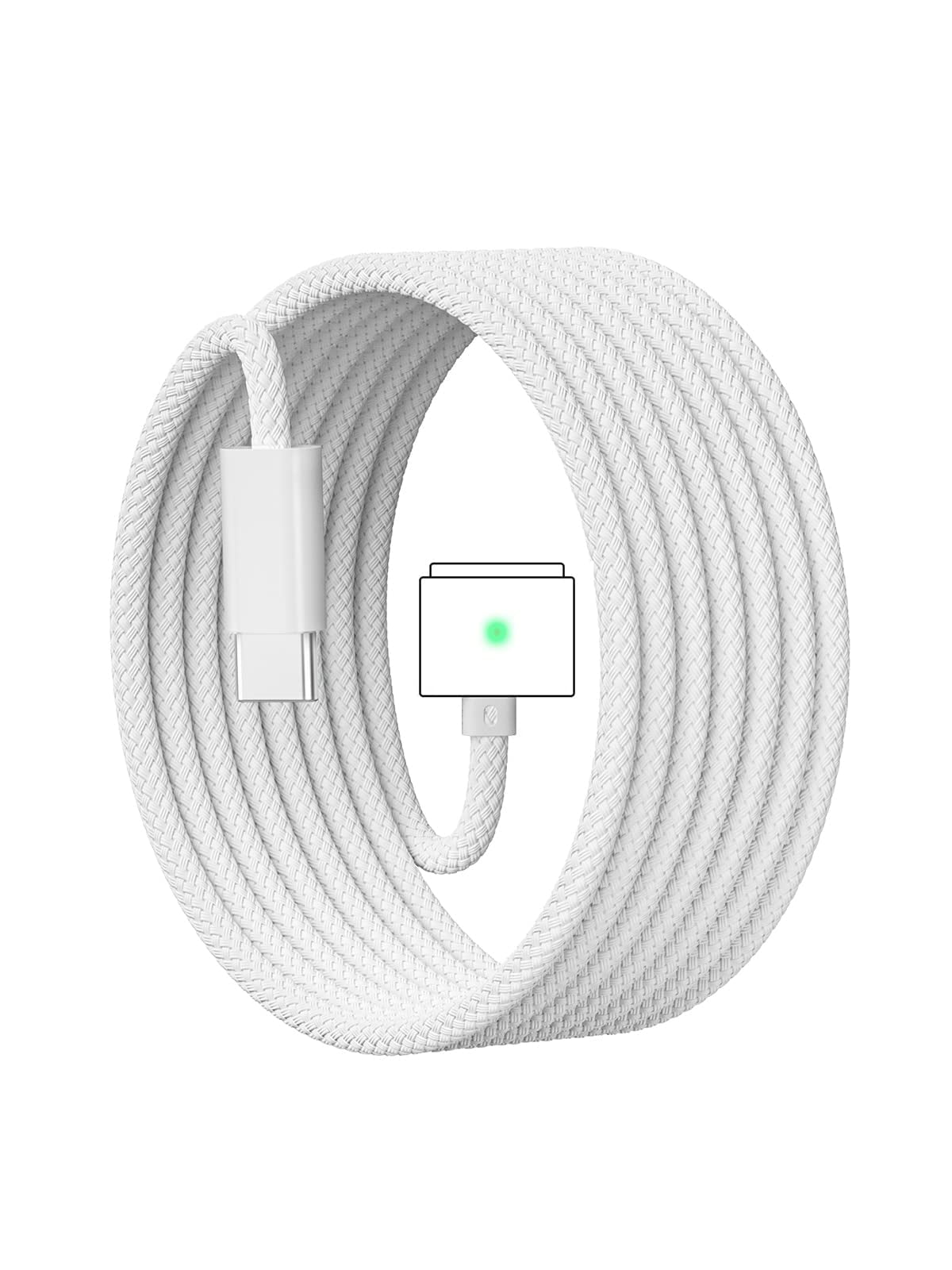 140W USB C to Magnetic 3 Charging Cable Cord Compatible with
