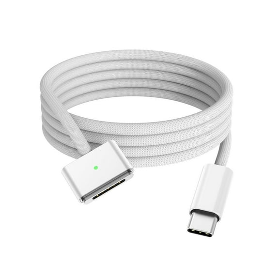 For 140W USB C to Magnetic 3 Cable, Compatible with MacBook Air 13 / 15 inch M3 2024, MacBook Air 15 inch M2 2023, MacBook Air 13 inch M2 2022, MacBook Pro 14 / 16-inch M2 2023 - 6.6FT