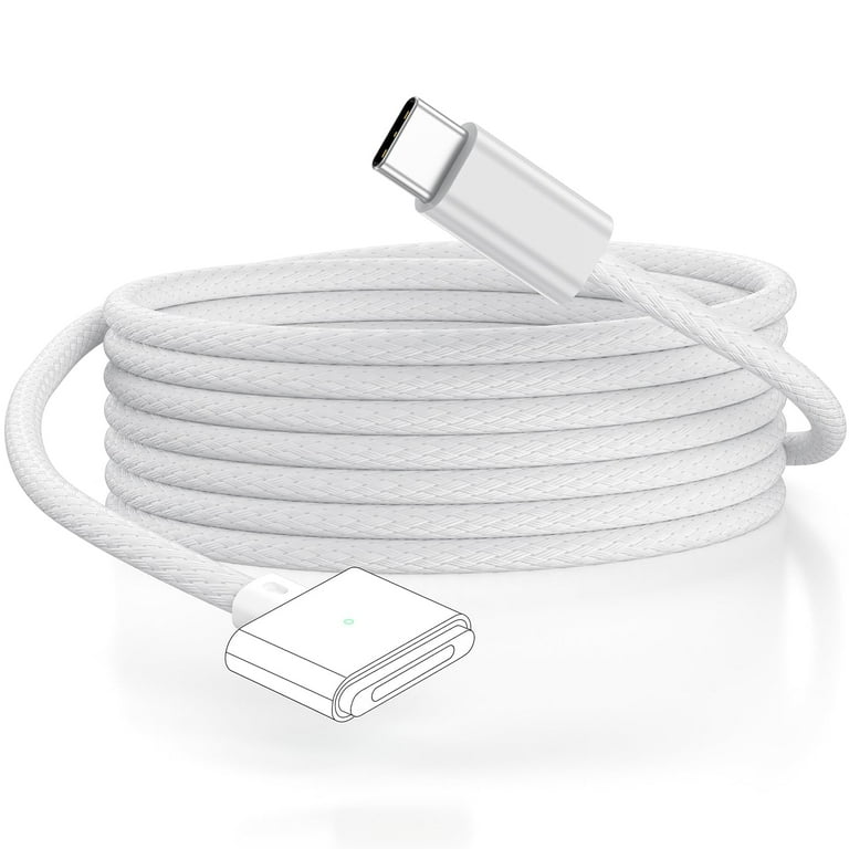 2022 13インチMacBook Air M2 本体+充電ケーブル US配列 ATOMOTA, USB-C to Magnetic 3 Cable, 140W, White, 2 meters