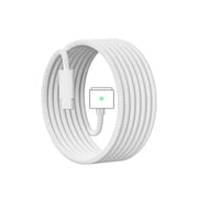 140W USB-C to Magnetic 3 Cable, Compatible with MacBook Pro 2021 M1 Pro & Max Chip 14" 16", MacBook Air 2022 2023 M2, MacBook Pro 2023 M2 Pro & Max Chip 14" 16", Safe 3 Cable for MacBook - 6.6ft