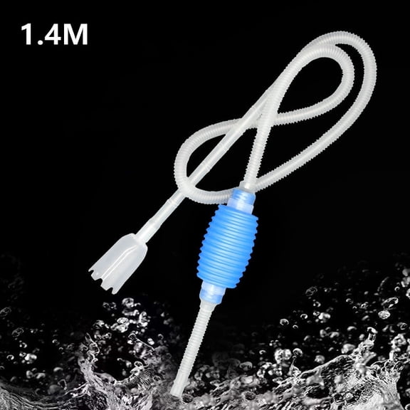 140cm Aquarium Cleaner Tool Siphon Gravel Suction Pipe Filter for Fish Tank, Vacuum Water Change Pump Tools, pipe tube for water
