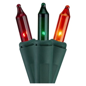Hofert Everglow Chasing Mini Christmas Lights - Multi-Color - 36.5' Green Wire - 140ct