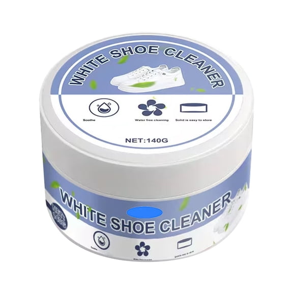140g Daily White-Shoe Cleaning Paste Instant No-Wash Yellow and Stain Remover for Sneakers Canvas and Leather