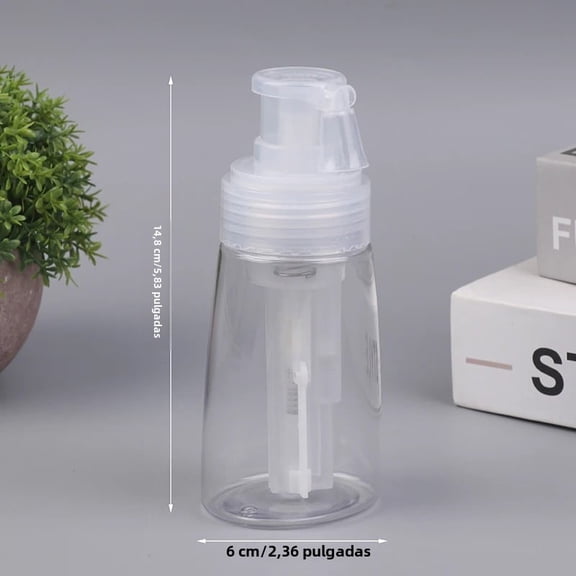 140ml Travel Lotion Dispenser Bottle with Powder Atomizer Salon Accessories for Talc Cream Emulsion