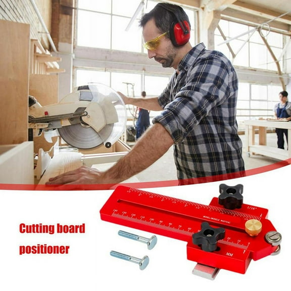 140mm Extended Thin Rip Jig Table Saw Jig Guide for Repeat Narrow Strip Cuts Works with Table Saw Router Table Band Saw