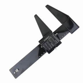 140mm Plastic Vernier Caliper Lightweight Precision Measuring Tool for Curves, Angles & Irregular Shapes