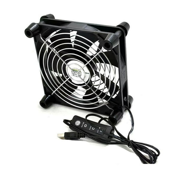 140mm USB Computer Cooling Fan 5V Portable Quiet Fan with 3 Adjustable Speeds 2800RPM High Performance for Electronics
