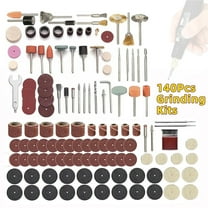 140pcs Rotary Tool Accessories Mini Drill Accessory Set Grinding Sanding Polishing Cutting Drilling Tools Abrasive Bit Set 1/8"