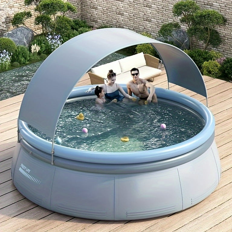 Amazon.com: iGeeKid 65 Inch Inflatable Wheel Roller Pool