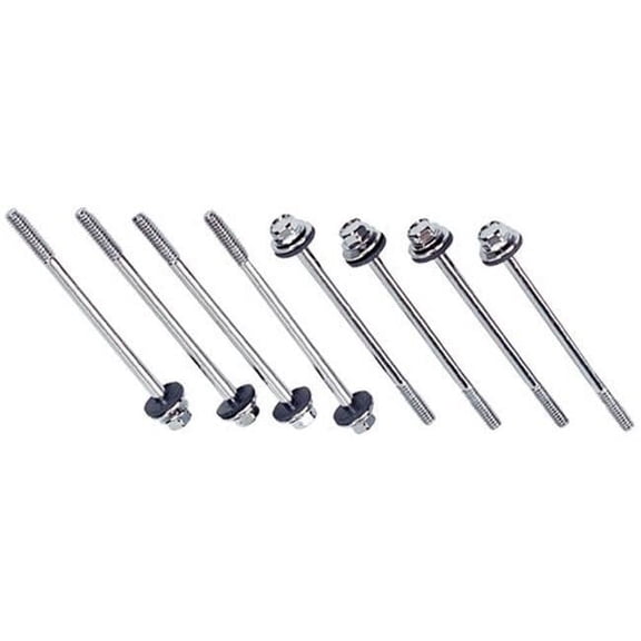 141133 1987-2000 Chevy 5.0L & 5.7L Centerbolt Mounting Bolts & Washers, Chrome