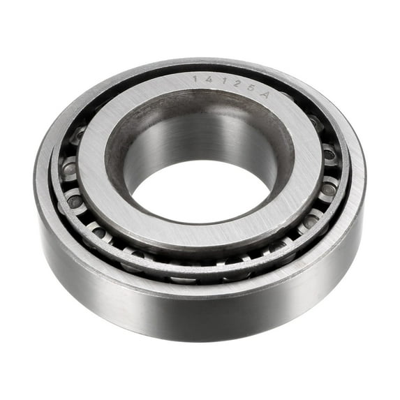Uxcell 1.25"x2.717"x0.7813" Tapered Roller Bearing Cone and Cup Set Chrome Steel Silver Tone 1pcs
