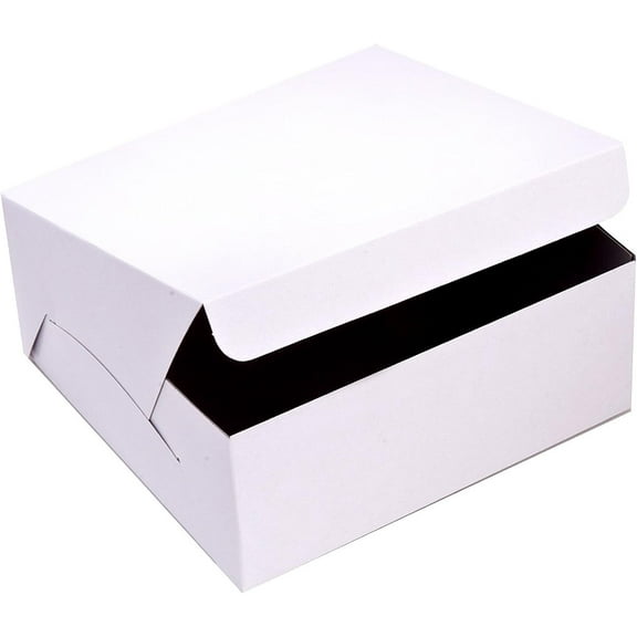 14146C(100PCS), 14x14x6-Inch Cardboard Cake Boxes