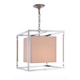 thumbnail image 1 of Elegant Lighting Quincy 2 Light Pendant Lamp in Polished Nickel, 1 of 1