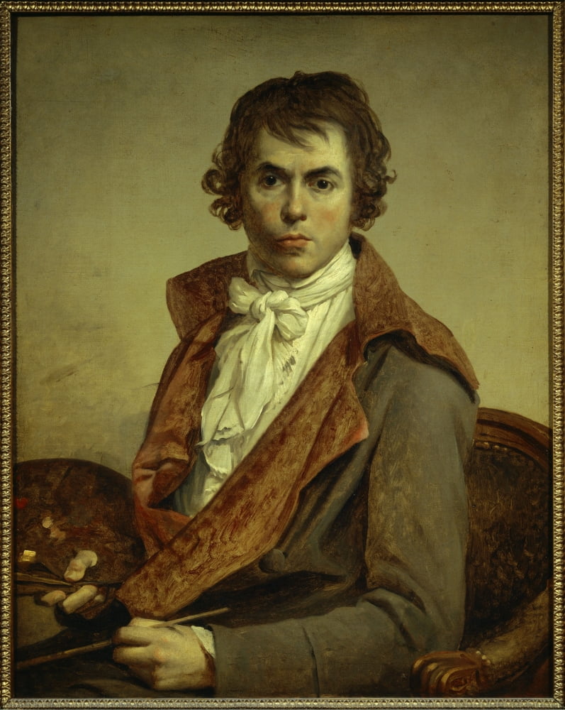 1419 Jacques Louis David (1748-1825) French School Canvas Art - (18 x 24)