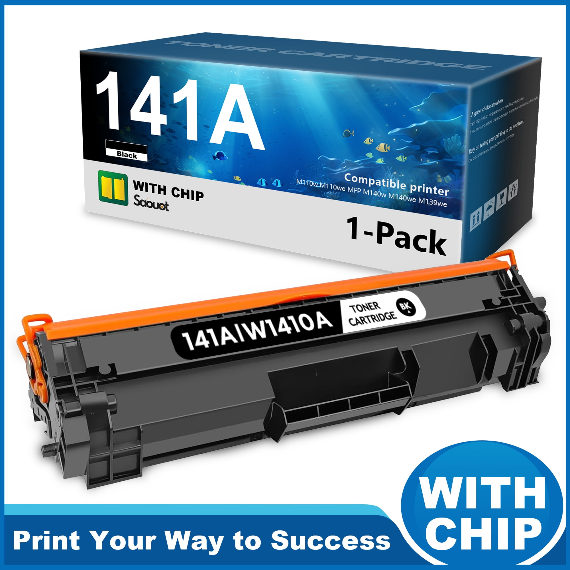 141A Toner Cartridge Yields Up to 1,350 Pages Black 1Pack Replacement
