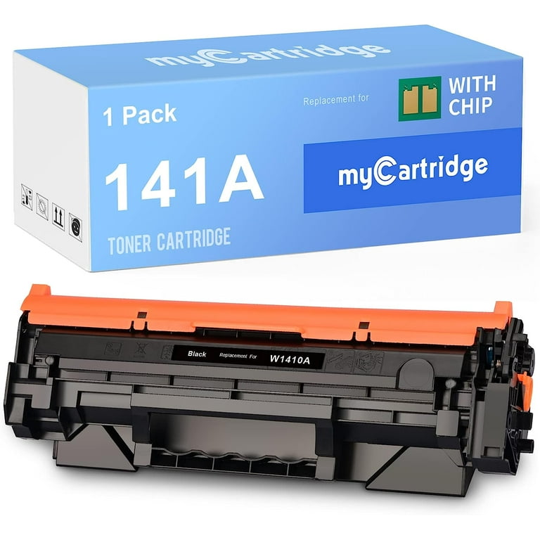 141A Toner Cartridges (With Chip) Compatible with HP 141 W1410A Work for HP  Laserjet M110w M140w Printer, 1 Black 