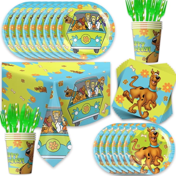 141pcs Soby Birthday Tableware Decorations Party Plates Cups Theme Napkins Tablecloth for Party Decoration Supplies Pack Y114
