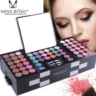 Miss Rose 190 Colors Cosmetic Makeup Palette Set Kit Combination,Professional Makeup Kit for Women Full Kit,Makeup Pallet,Include Eyeshadow/Facial