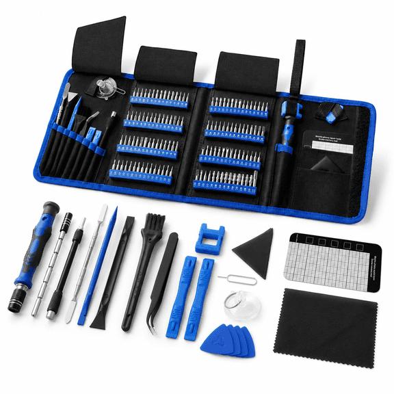 142 In 1 Professional Computer Repair Tool Kit Precision Set With 120 Bits