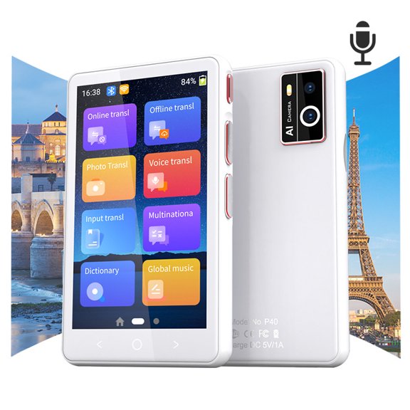 142 Languages Smart Translator, Simultaneous Interpretation Device with Offline Translation