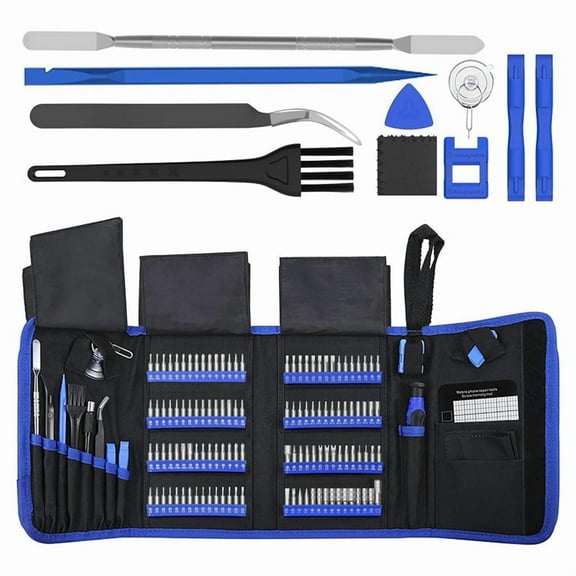 142 in 1 Computer Screwdriver Kit, Electronics Screwdriver with 120 Bits Magnetic Repair Tool Kit