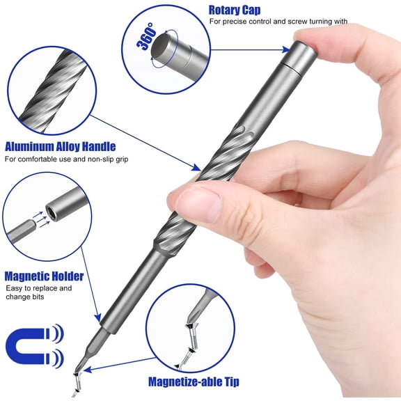 142 in 1 Precision Screwdriver Set Professional Magnetic Repair Tool Kit for Computer, Laptop, Xbox, Macbook, Game Console (H1128)