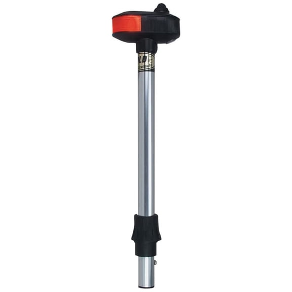 1421DP2CHR Removable Bi-Color Pole and Utility Light - 12" Height, 0° Rake
