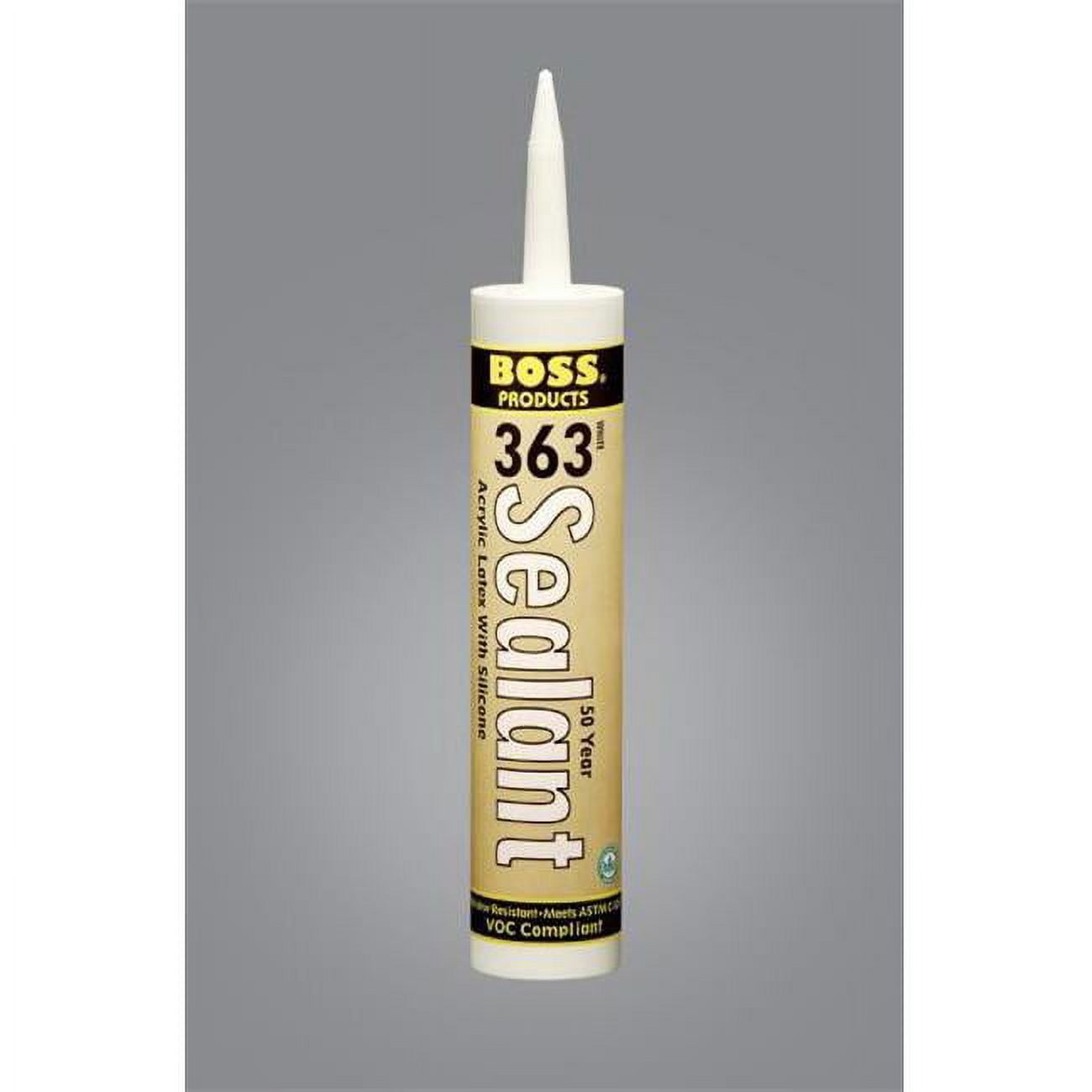 Clear 10.1 oz Acrylic Latex Sealant with Silicone