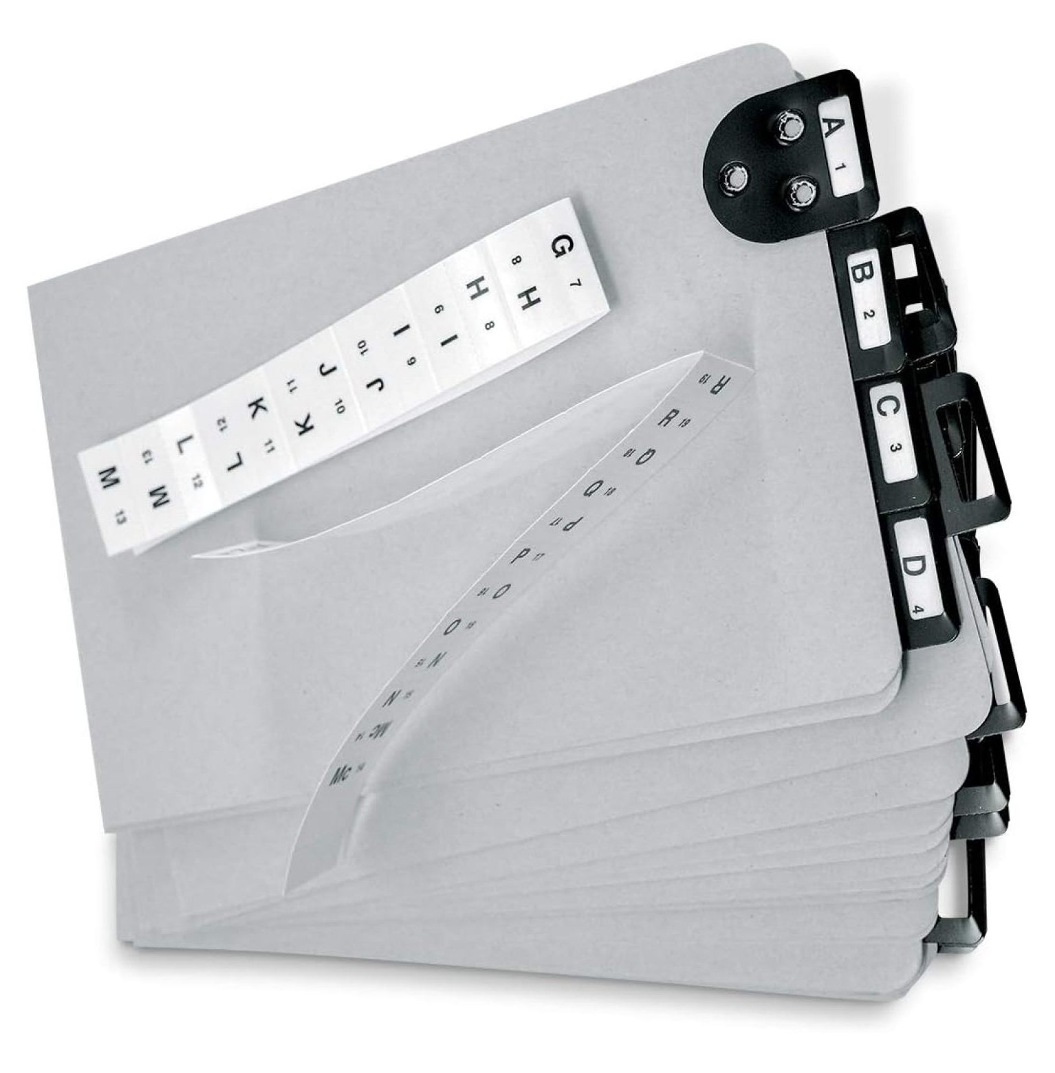 14254 Posting Tray Index Set, 25 PressBoard Dividers for 6" x 9