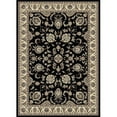 thumbnail image 1 of 1426-0012-BLACK Alba Rectangular Black Traditional Italy Area Rug, 7 ft. 9 in. W x 11 ft. H, 1 of 1