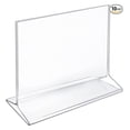 thumbnail image 1 of 142708 6-Inch Width by 5.5-Inch Height Top-Load Acrylic Sign Holder, 10-Pack, 1 of 6