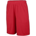 thumbnail image 1 of 1428A Adult Pocketed Training Short - Red, Small, 1 of 1