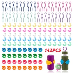142Pcs Bobbin Thread Organizing Clips Set Sewing Thread Spool Organizer - 70Pcs Bobbin Holders Clips, 32Pcs Bobbin Thread Spool Huggers and 40Pcs Bobbin Clips Holder for Embroidery Quilting Sewing