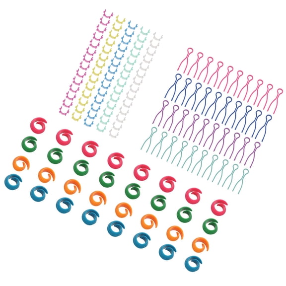 142Pcs Thread Spool Huggers Bobbin Organizers with Thread Spool Clip , Thread Spool Huggers Bobbin Thread Tail