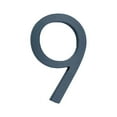 142mm Floating Exterior House Numbers Modern Number Signs on the Door