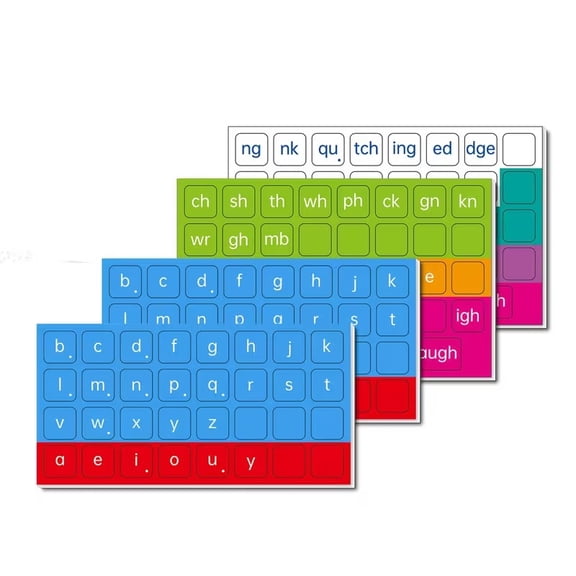 142pcs Phonics Magnetic Tiles Set EVA Foam Letters for Kids Spelling Learning