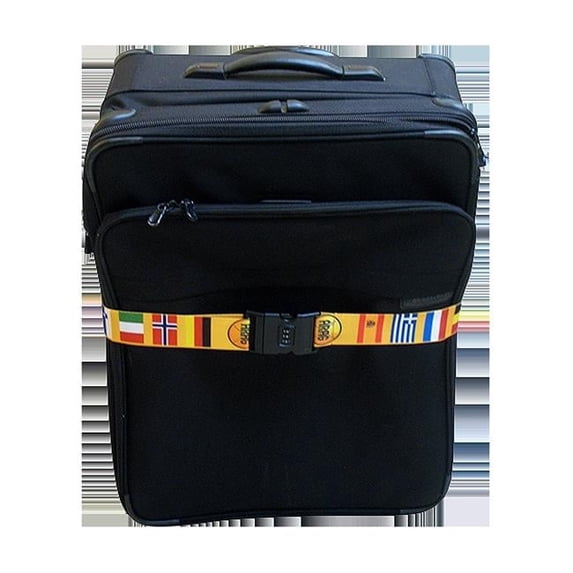 143 70 Luggage Belt with Lock, Yellow