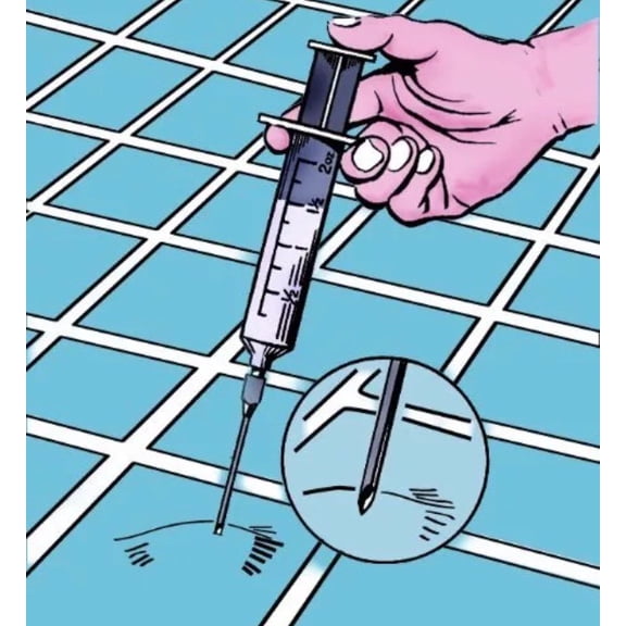 143 Professional Adhesive Syringe for Wood, Carpet and Vinyl Flooring