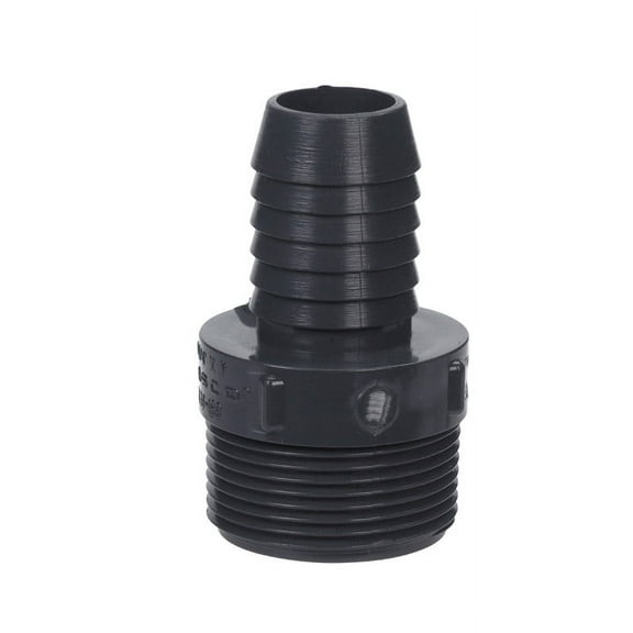 1436-168 Pipe Fitting, Poly MPT Reducing Insert Adapter, 1-1/4 x 1-In. - Quantity 1