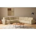 thumbnail image 1 of 144.5" Full Leather Reclining Sectional, 3 Power Recliners, Adjustable Headrest & Backrest,Spacious & Deep Seating, 1 of 8