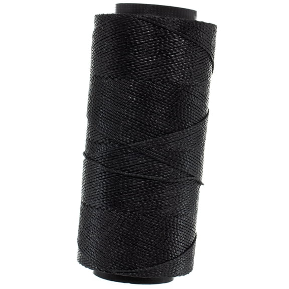 144 Meter Spool of Waxed Brazilian Cord - 2-Ply Polyester String - Multiple Color Options for DIY Jewelry Making, Macrame, Beading, Decor, and More
