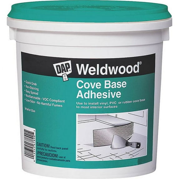 144-Pack of 1 qt Dap 25053 Weldwood Cove Base Adhesive