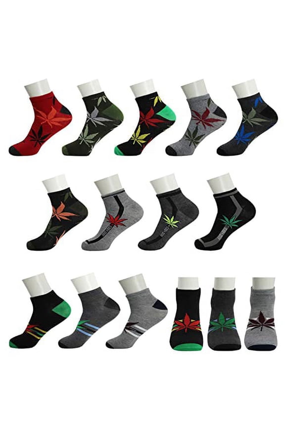 144 Pairs - Moda West - Unisex Ankle Socks - Assorted Colors/Patterns Sizes 10-13