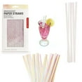thumbnail image 1 of 144 Pc Kikkerland Paper Straws Iridescent Holographic Biodegradable Food Safe, 1 of 3