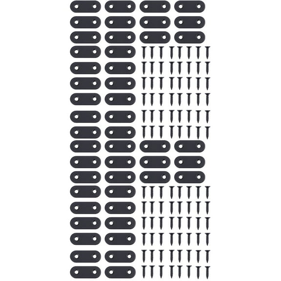 144 Pcs  Stainless Steel Corner Brace Heavy Duty Angle Connecting Brackets