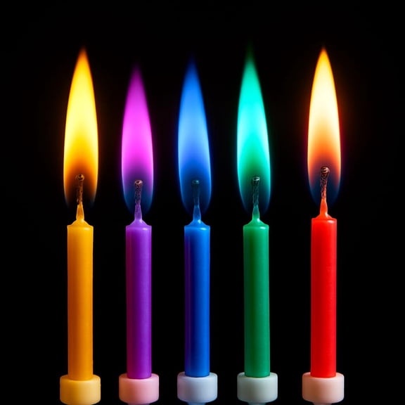 144 Piece Colorful Birthday Candles Set, Thin 6cm Cake Candles for Parties, Weddings, Milestone Celebrations, Multicolor