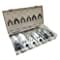 144 Piece Zinc Plated Steel Shim Spacer Assortment Camber Shim Spacers Caster Toe Body Shim Set